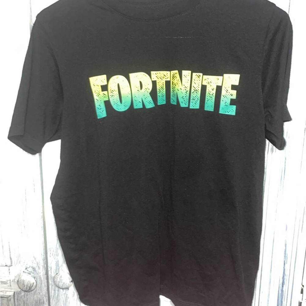 Black Fortnite Graphic T-Shirt